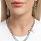 Leading Loops - Silver - Paparazzi Necklace Image