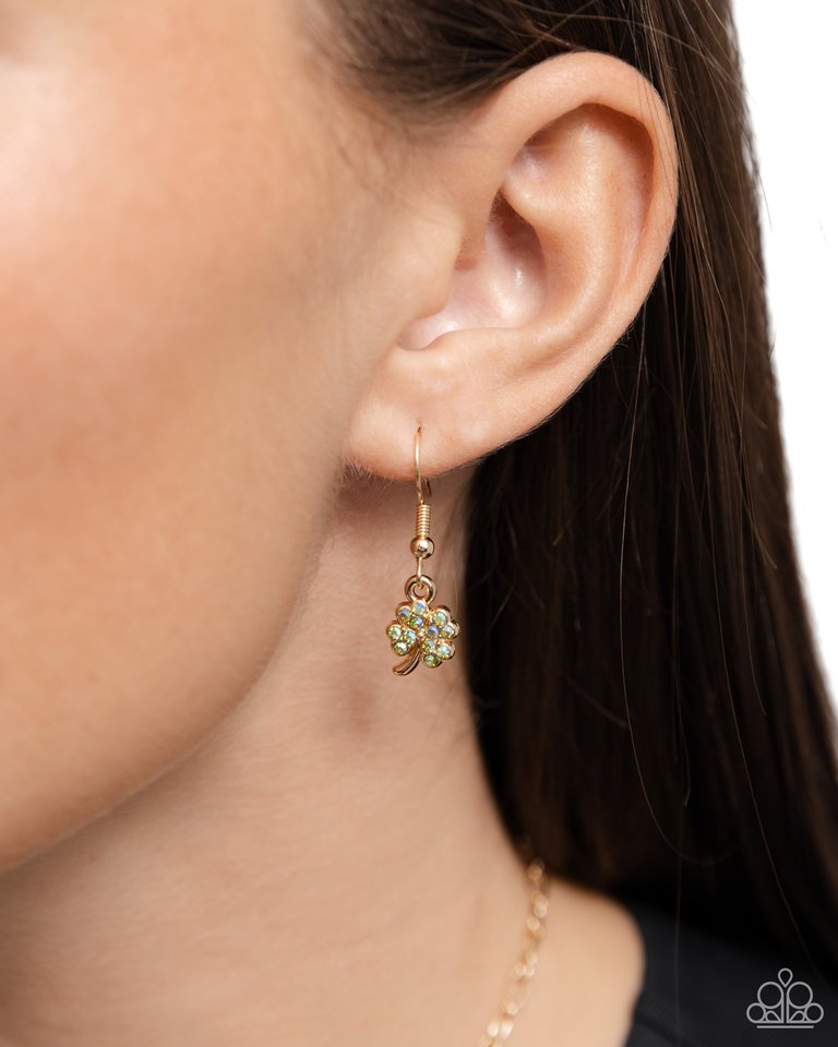 Luck of the Draw - Green - Paparazzi Necklace Image