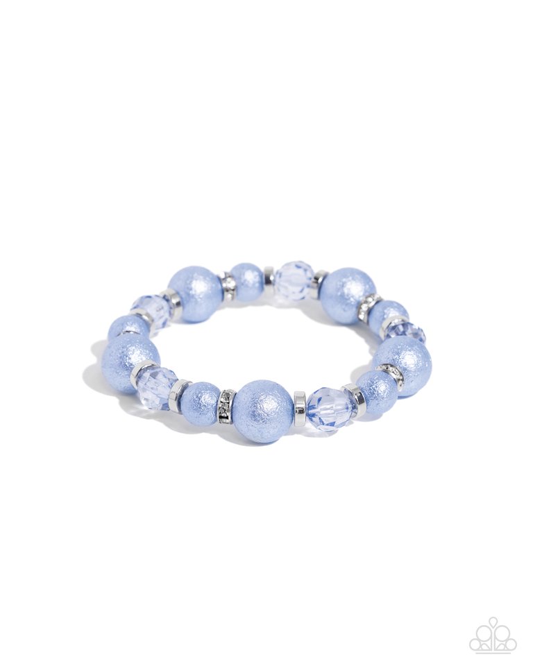 Pearl Protagonist - Blue - Paparazzi Bracelet Image