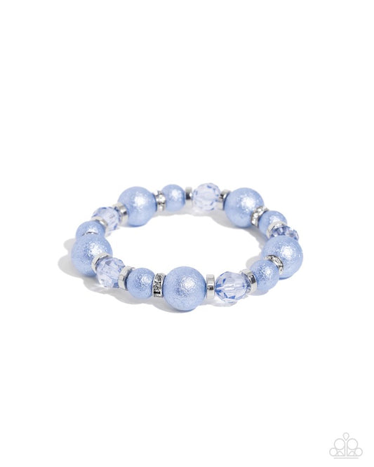 Pearl Protagonist - Blue - Paparazzi Bracelet Image