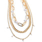 Presidential Passion - Gold - Paparazzi Necklace Image
