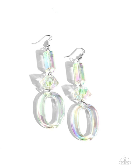 Iridescent Infatuation - Multi - Paparazzi Earring Image