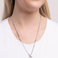 Locked Lesson - Silver - Paparazzi Necklace Image