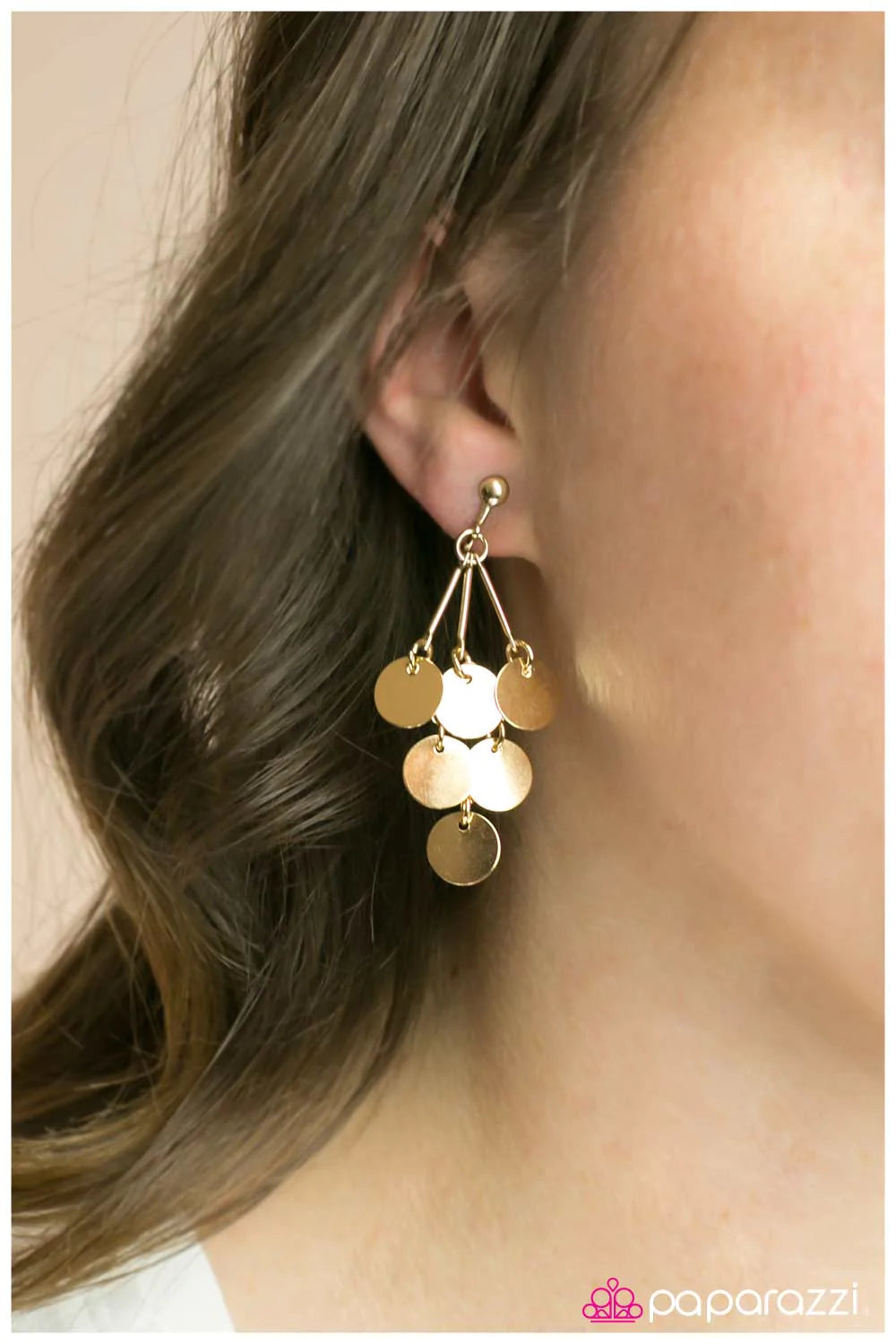 Paparazzi Earring ~ The Gilded Age - Gold