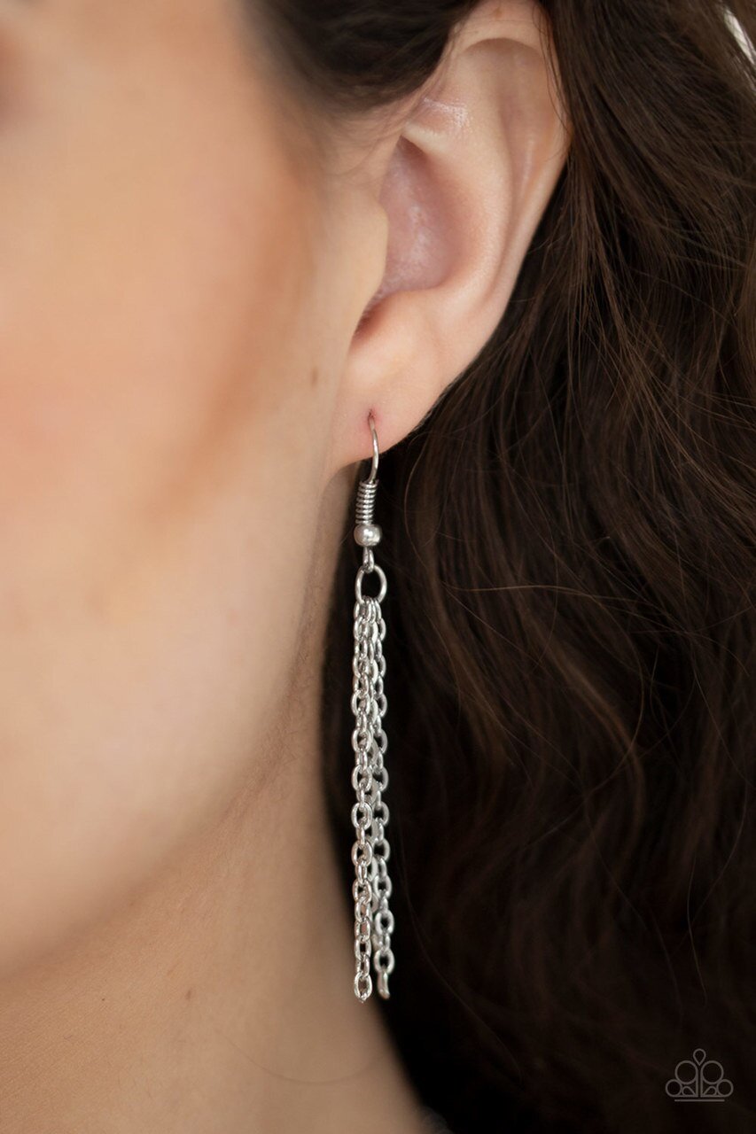 Paparazzi Necklace ~ Heart Flutter - Pink