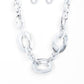 Paparazzi Necklace ~ All In-VINCIBLE - Silver