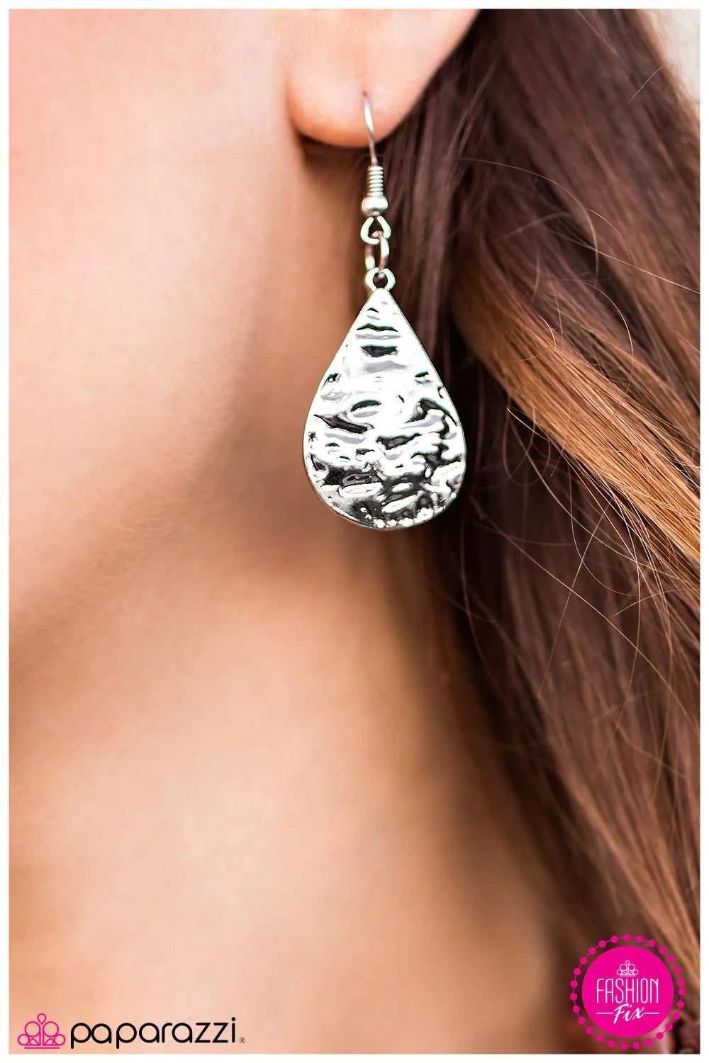Paparazzi Earring ~ Water Under the Bridge - Silver