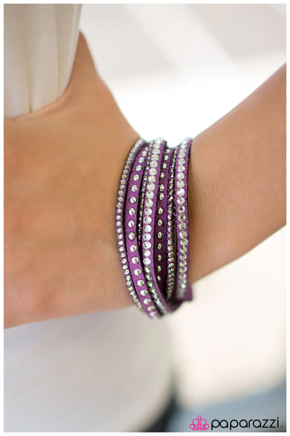Paparazzi Bracelet ~ I Dont Mean To Brag - Purple
