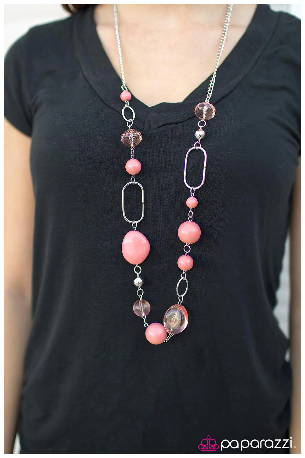 Collar Paparazzi ~ Rolling Stones - Rosa