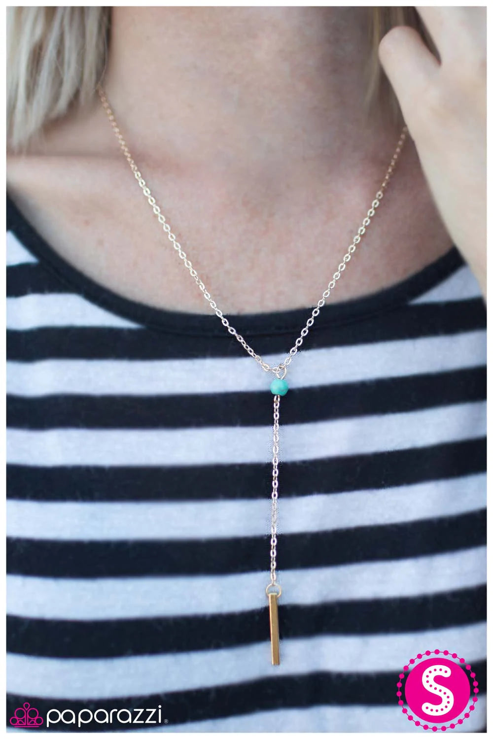 Paparazzi Necklace ~ Let There Be Cowgirls - Blue