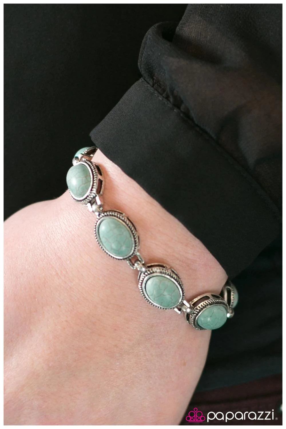 Pulsera Paparazzi ~ The Cowgirl Way - Azul