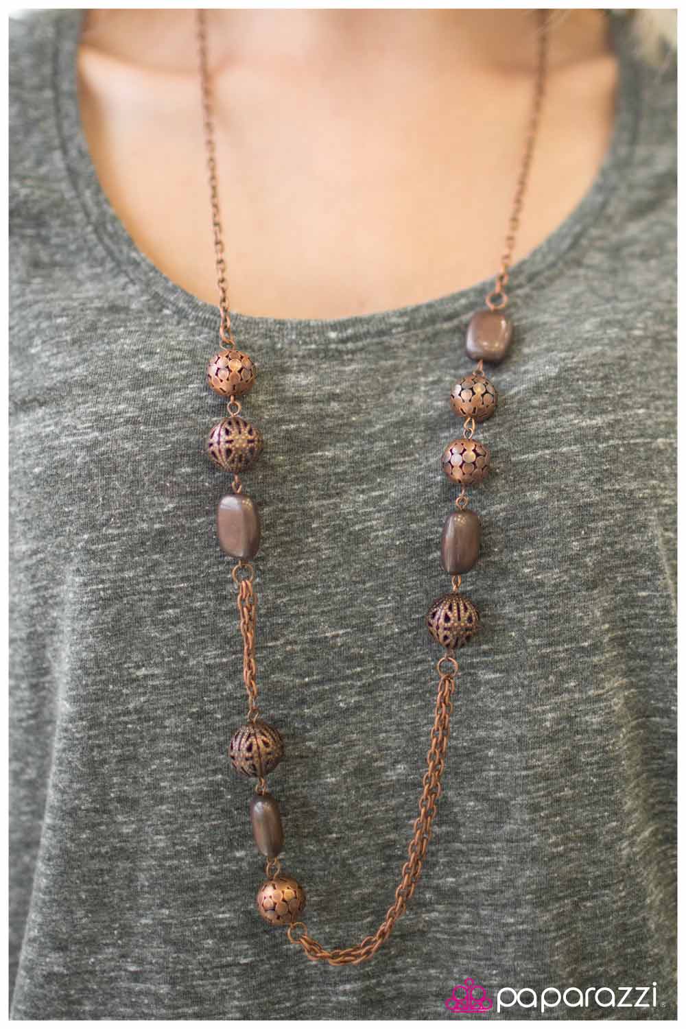 Paparazzi Necklace ~ Olé! - Copper