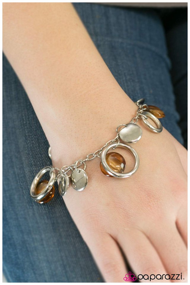Paparazzi Bracelet ~ Weather the Storm-Brown