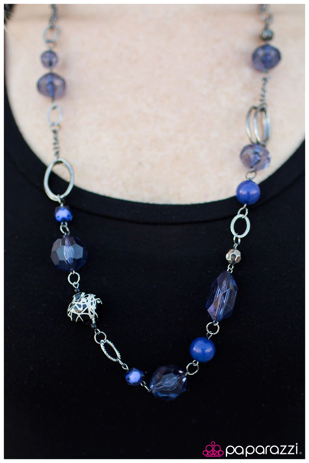 Paparazzi Necklace ~ Home for the Holidays - Blue