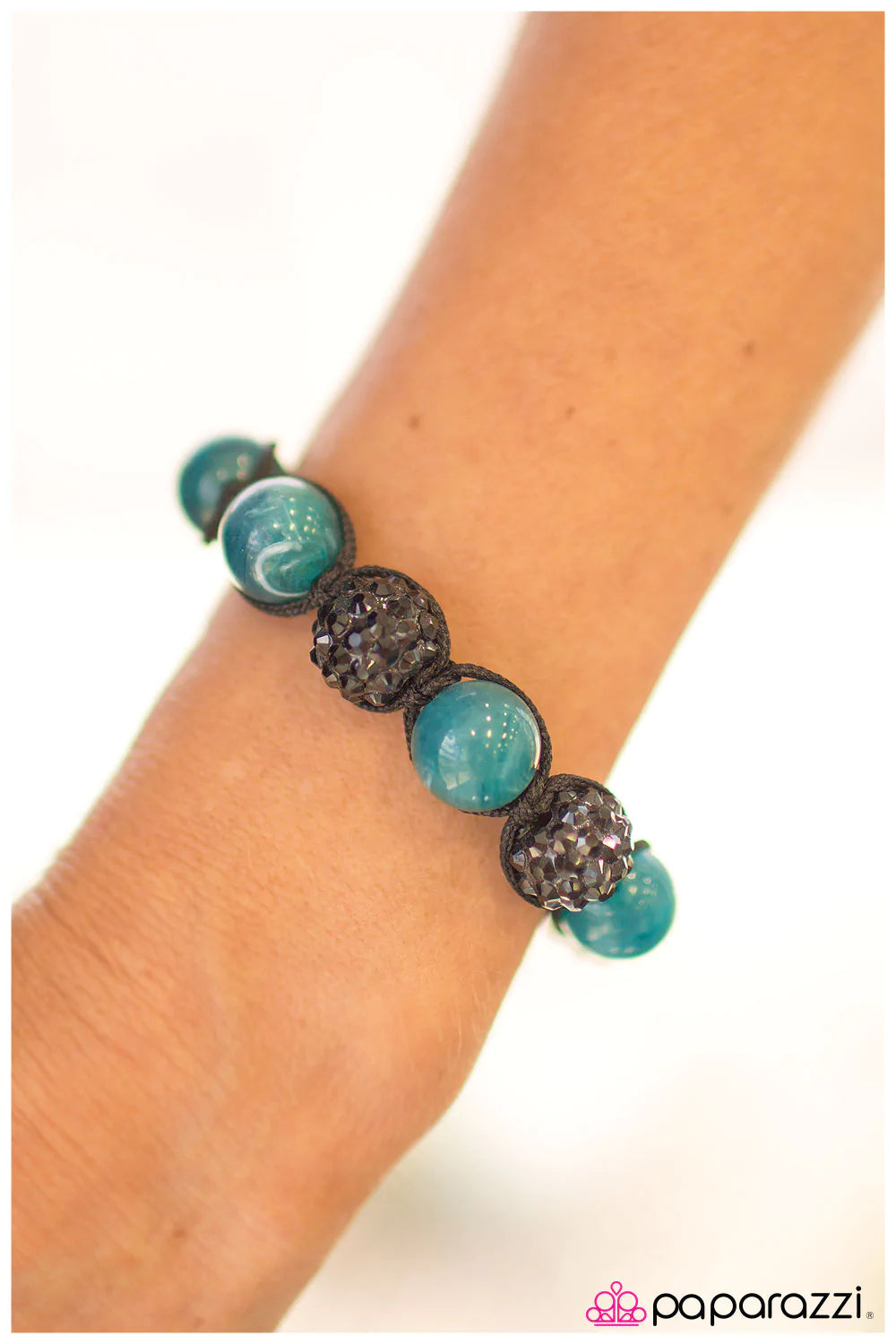 Pulsera Paparazzi ~ Lookin Sharp - Azul