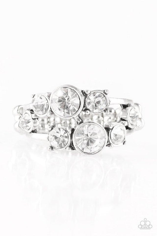 Paparazzi Ring ~ Interstellar Fashion - White