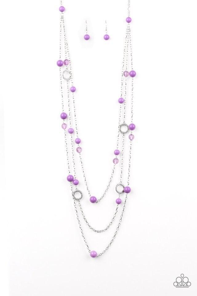 Paparazzi Necklace ~ Brilliant Bliss - Purple