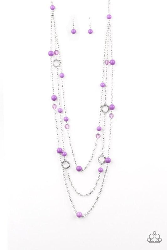 Paparazzi Necklace ~ Brilliant Bliss - Purple