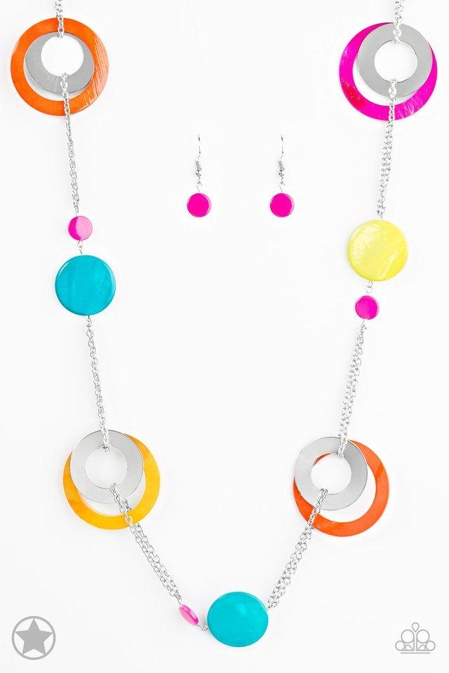 Paparazzi Necklace Blockbuster - Kaleidoscopically Captivating