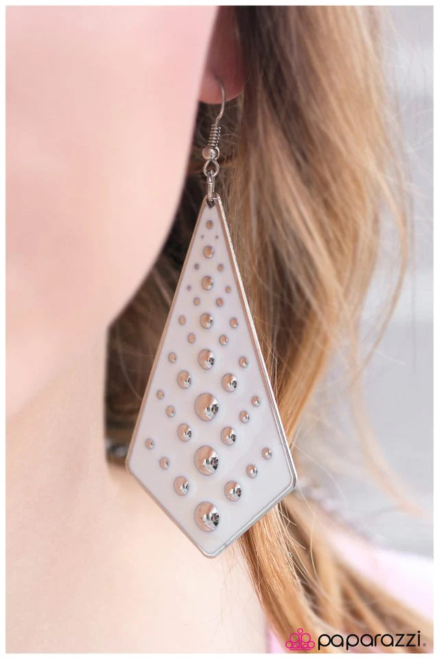 Pendiente Paparazzi ~ She-Ra - Blanco