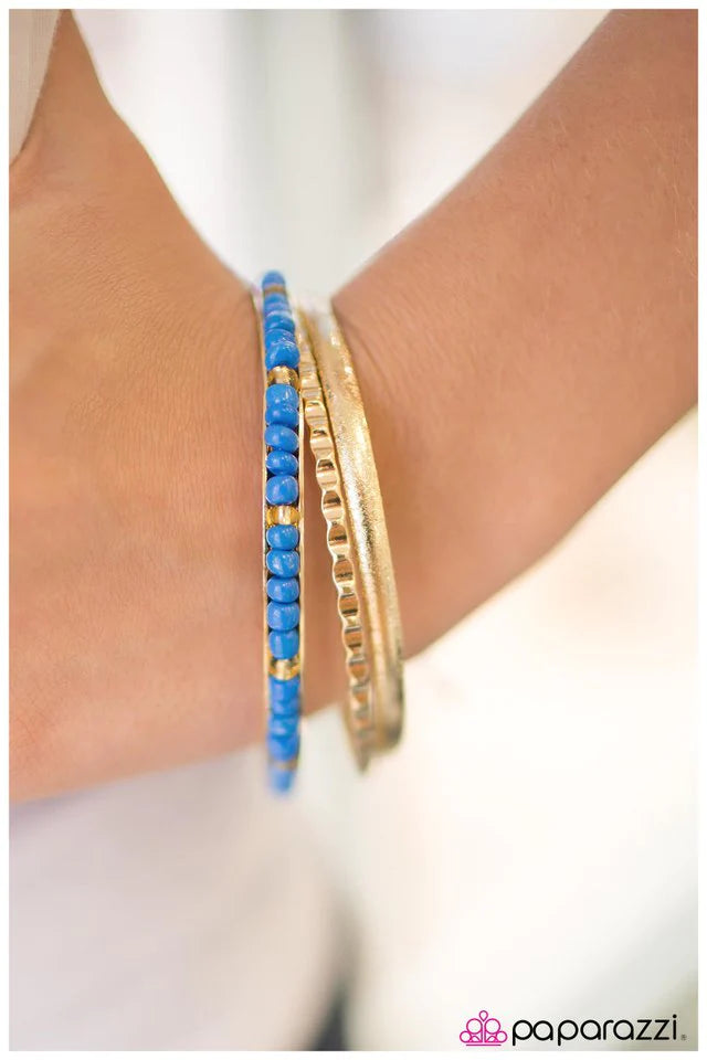 Pulsera Paparazzi ~ Vamos a la fiesta - Azul