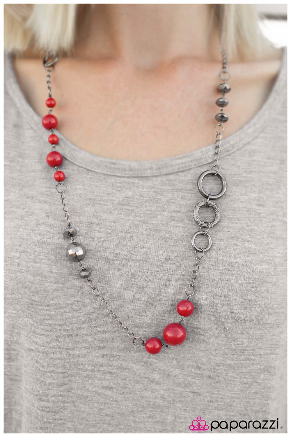 Paparazzi Necklace ~ That Thing You Do - Red