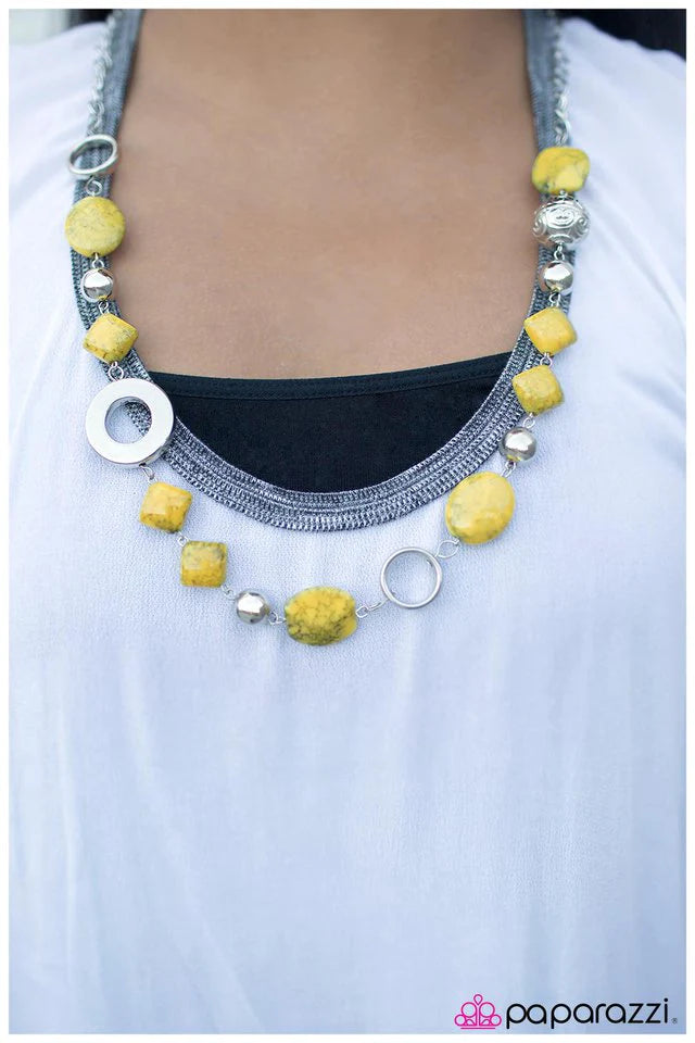 Collar Paparazzi ~ ¡Oh, Baby! - Amarillo