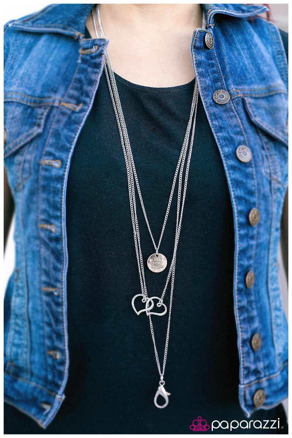 Paparazzi Necklace ~ May All Your Dreams Come True - Silver