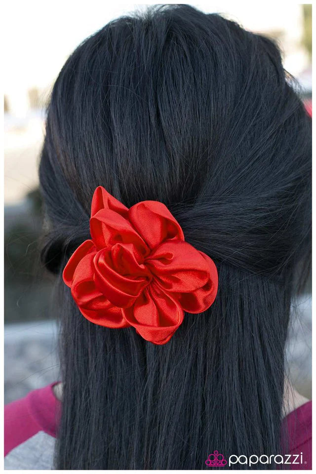 Paparazzi Hair Accessories ~ A Real Classic - Red