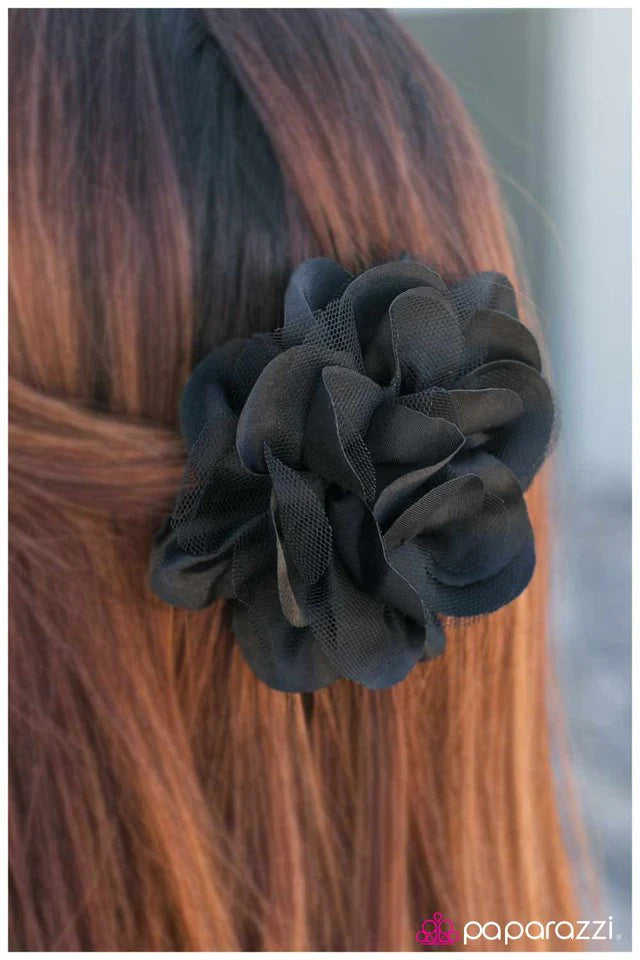 Paparazzi Hair Accessories ~ Time to Bid Adieu - Black