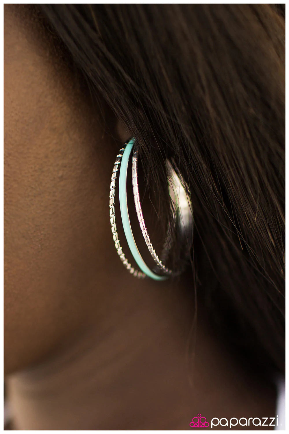 Paparazzi Earring ~ Its 5 O Clock Somewhere - Blue