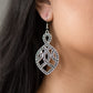 Paparazzi Earrings ~ A Grand Statement - Silver