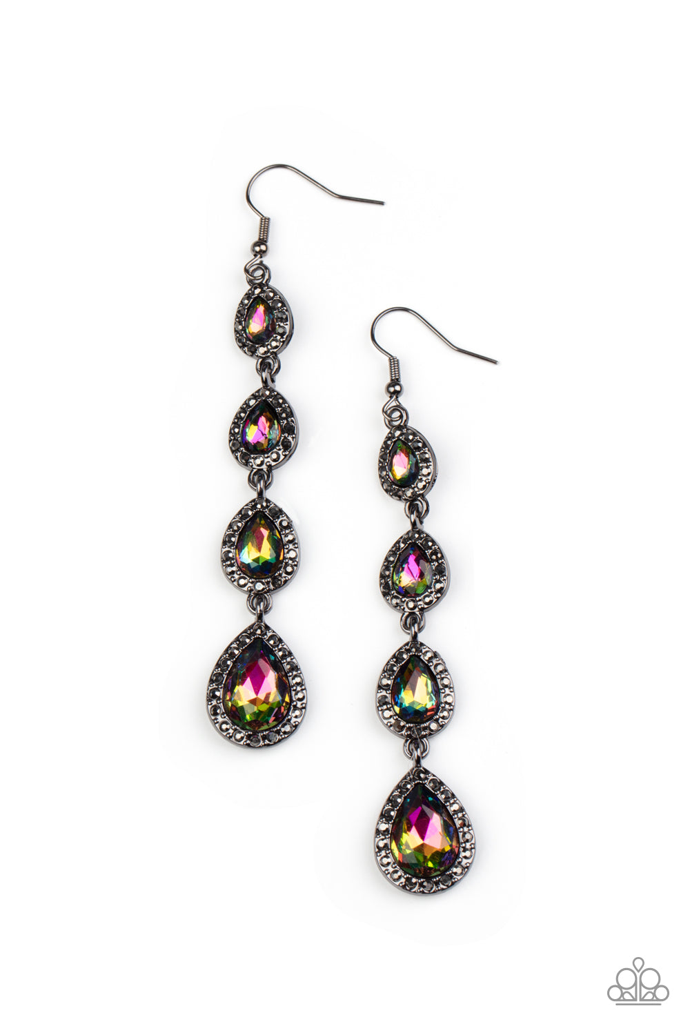 Paparazzi Earring ~ Confidently Classy - Multi