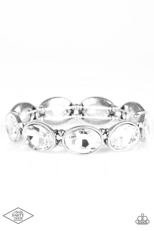 Paparazzi Bracelet ~ DIVA In Disguise - White
