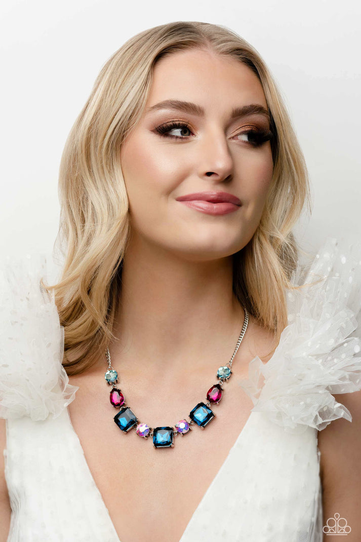 Paparazzi Necklace ~ Elevated Edge - Multi