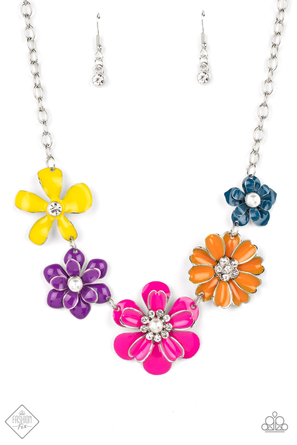 Paparazzi Necklace ~ Floral Reverie - Multi
