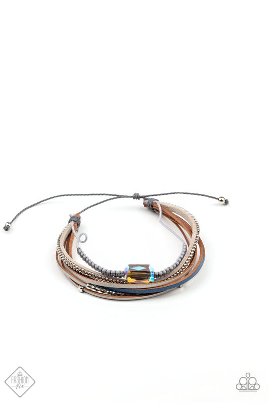 Paparazzi Bracelet Fashion Fix Feb 2021 ~ Geo Trip - Multi