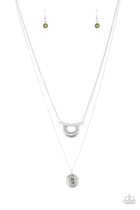 Collar Paparazzi EMP Exclusivo ~ Gypsy Go-Getter - Verde