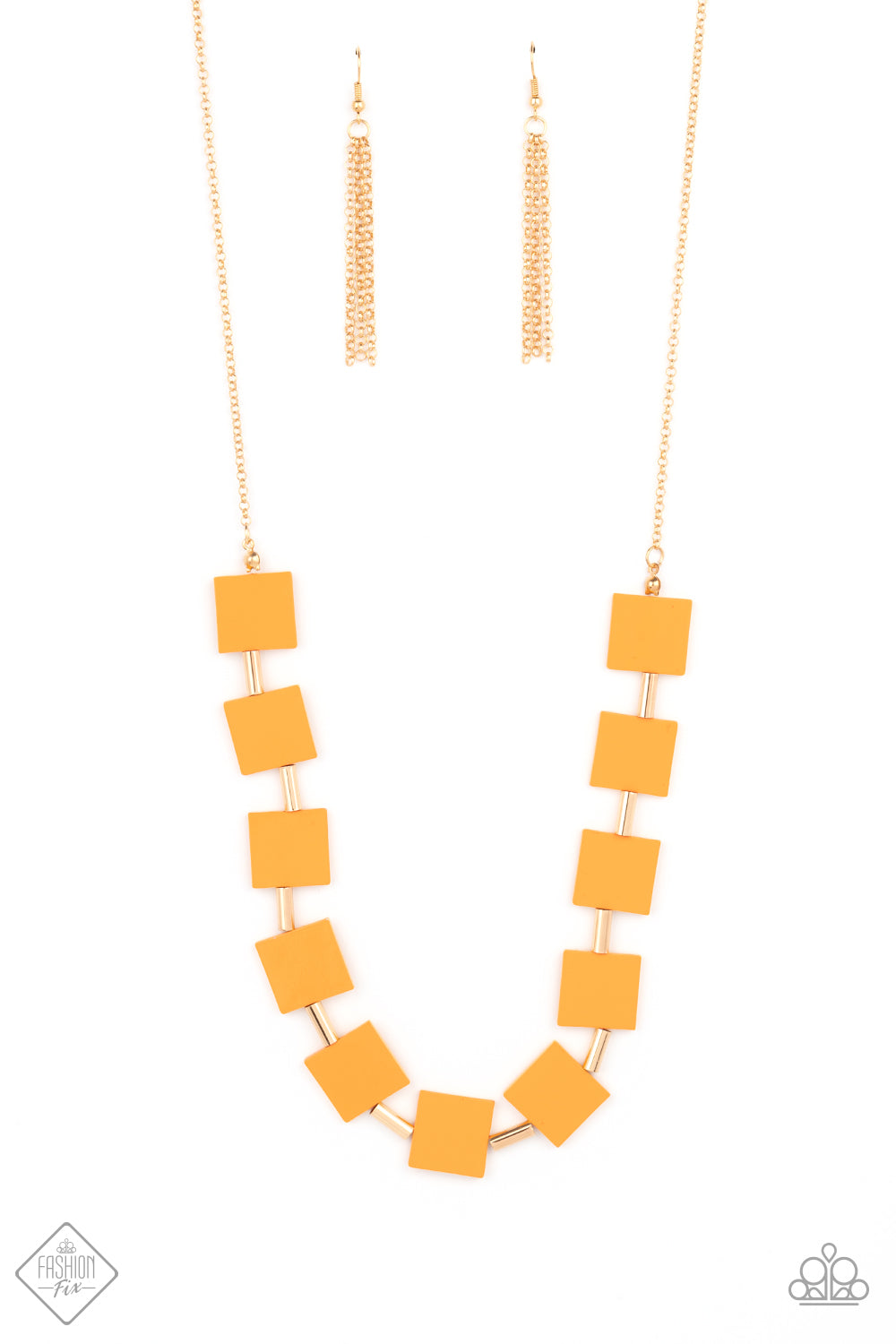 Paparazzi Necklace Fashion Fix April 2021 ~ Hello, Material Girl - Orange
