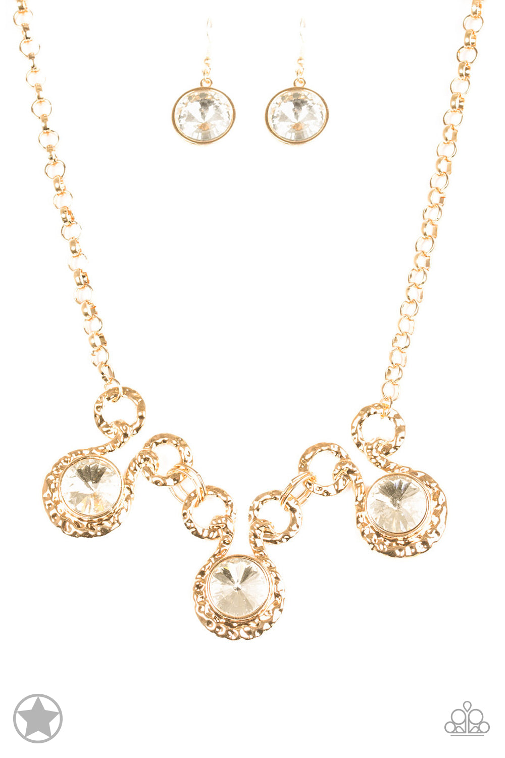 Paparazzi Necklace Blockbuster - Hypnotized - Gold