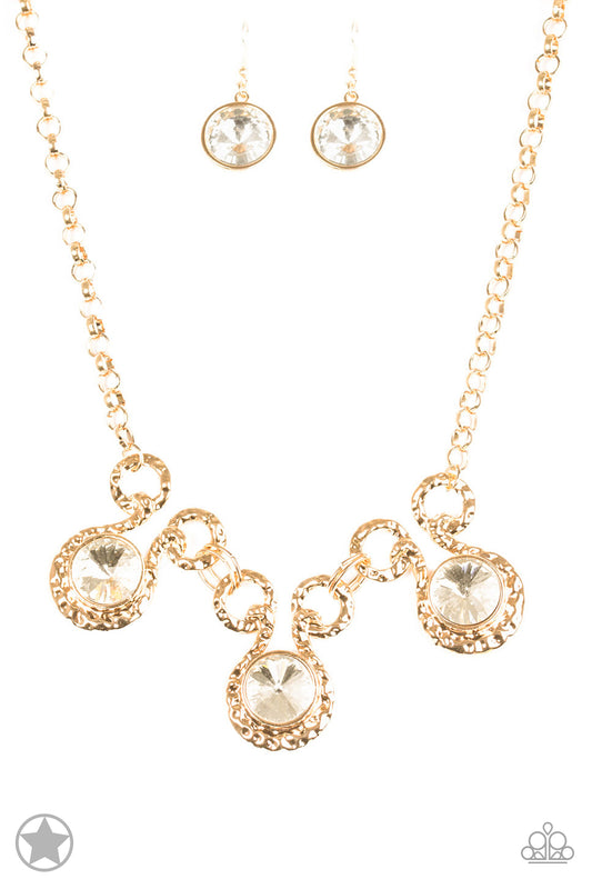 Paparazzi Necklace Blockbuster - Hypnotized - Gold