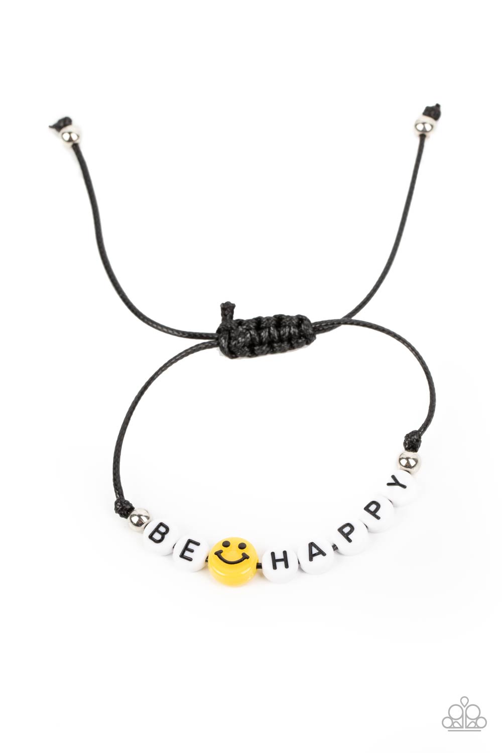 Pulsera Paparazzi ~ Me encanta tu sonrisa - Negro