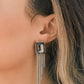Paparazzi Earring ~ Save for a REIGNy Day - Silver