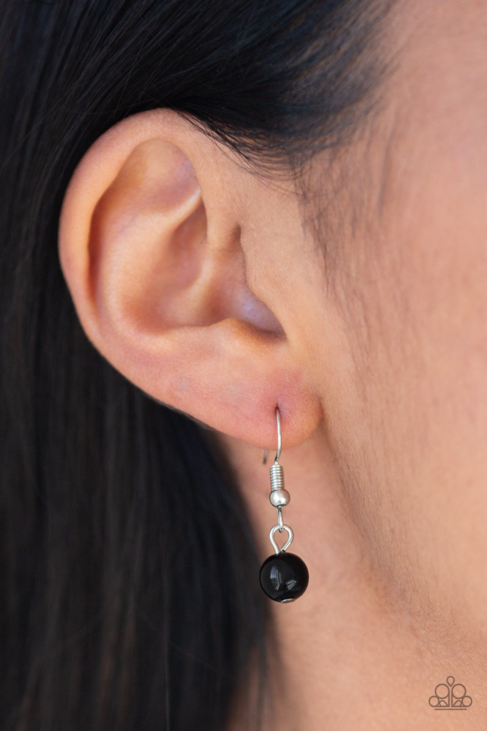 Paparazzi Necklace Lanyard ~ Pageant Princess - Black