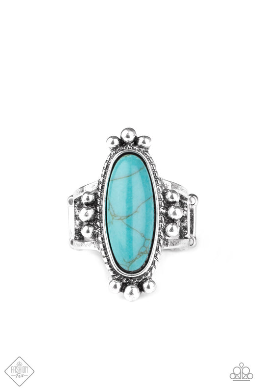 Paparazzi Ring ~ Pioneer Paradise -Fashion Fix Oct2020 - Blue