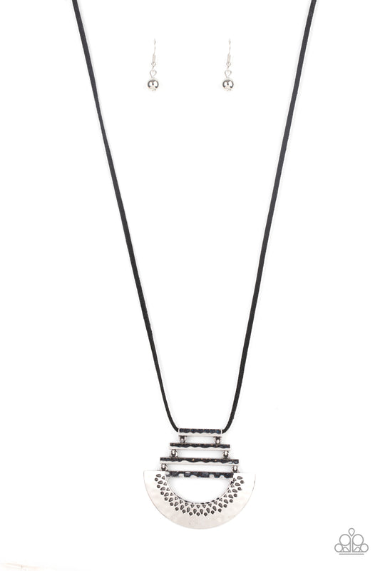 Paparazzi Necklace EMP Exclusive ~ Rise and SHRINE - Black