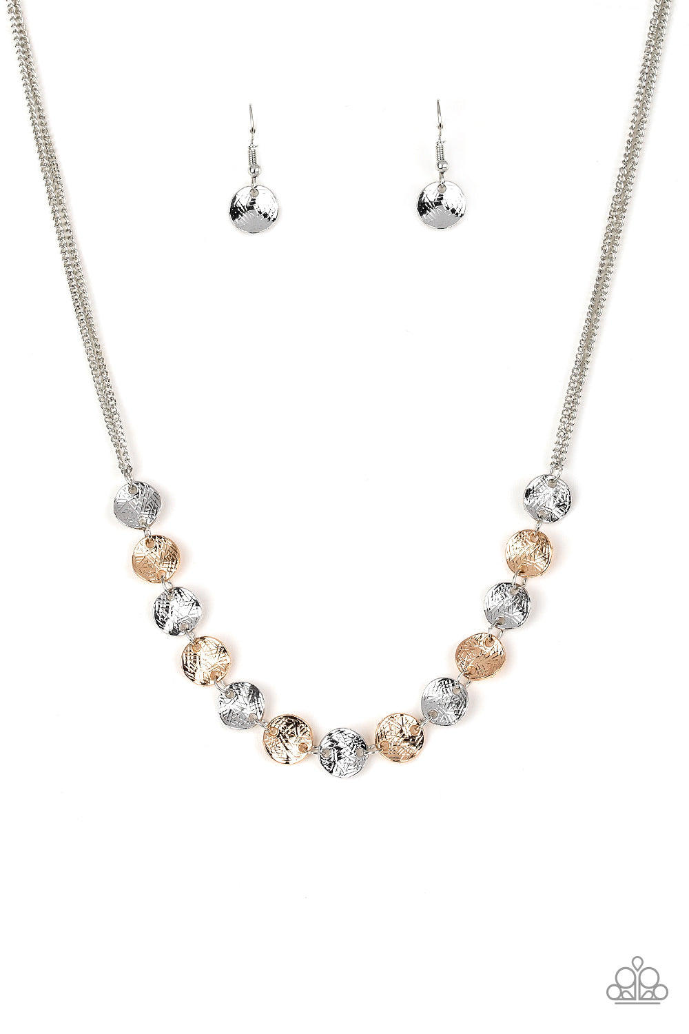 Paparazzi Necklace EMP Exclusive ~ Simple Sheen - Silver