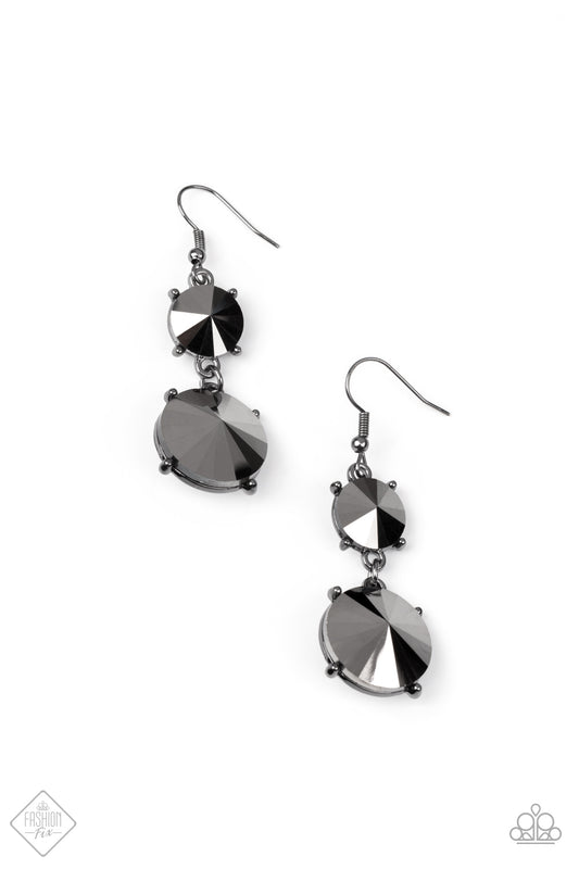 Pendientes Paparazzi ~ Sizzling Showcase - Negro
