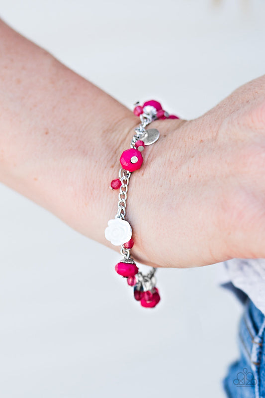 Pulsera Paparazzi ~ Spoken For - Rosa