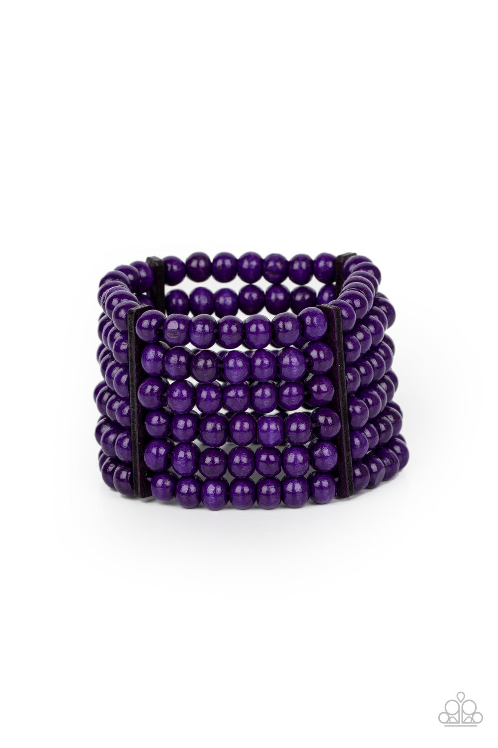 Pulsera Paparazzi ~ Bronceado en Tanzania - Púrpura